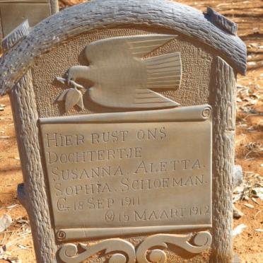 SCHOEMAN Susanna Aletta Sophia 1911-1912