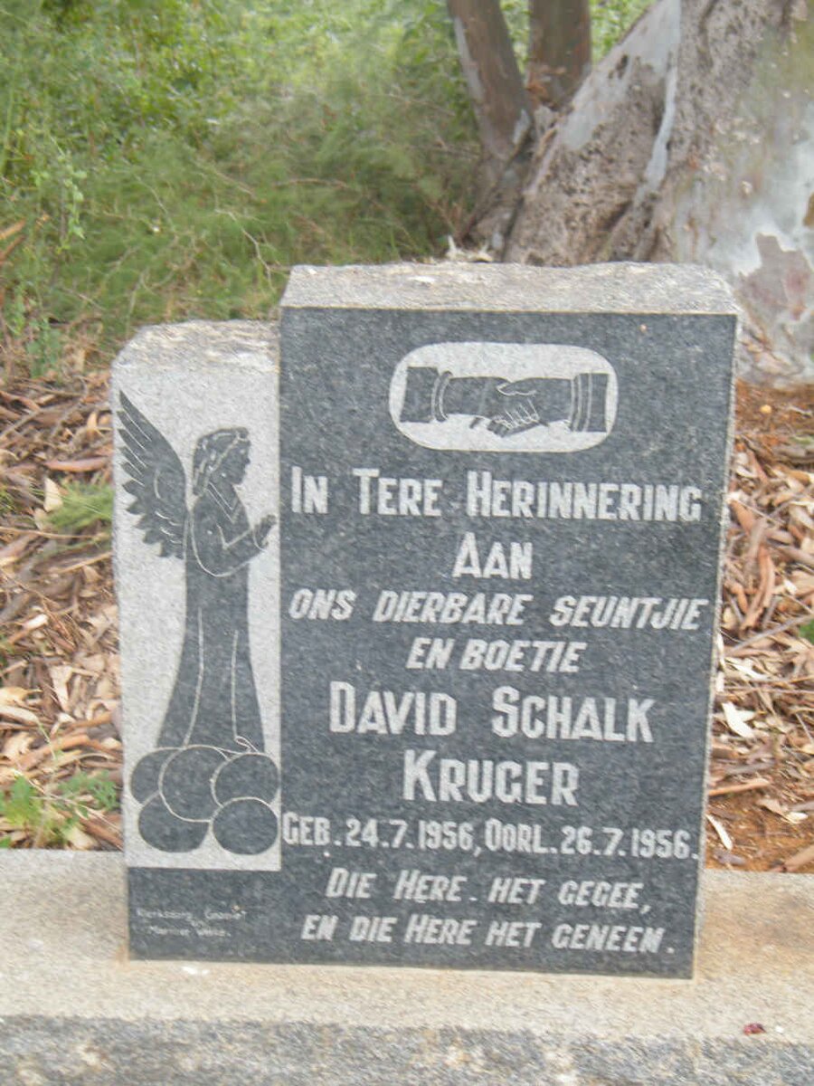 KRUGER David Schalk 1956-1956