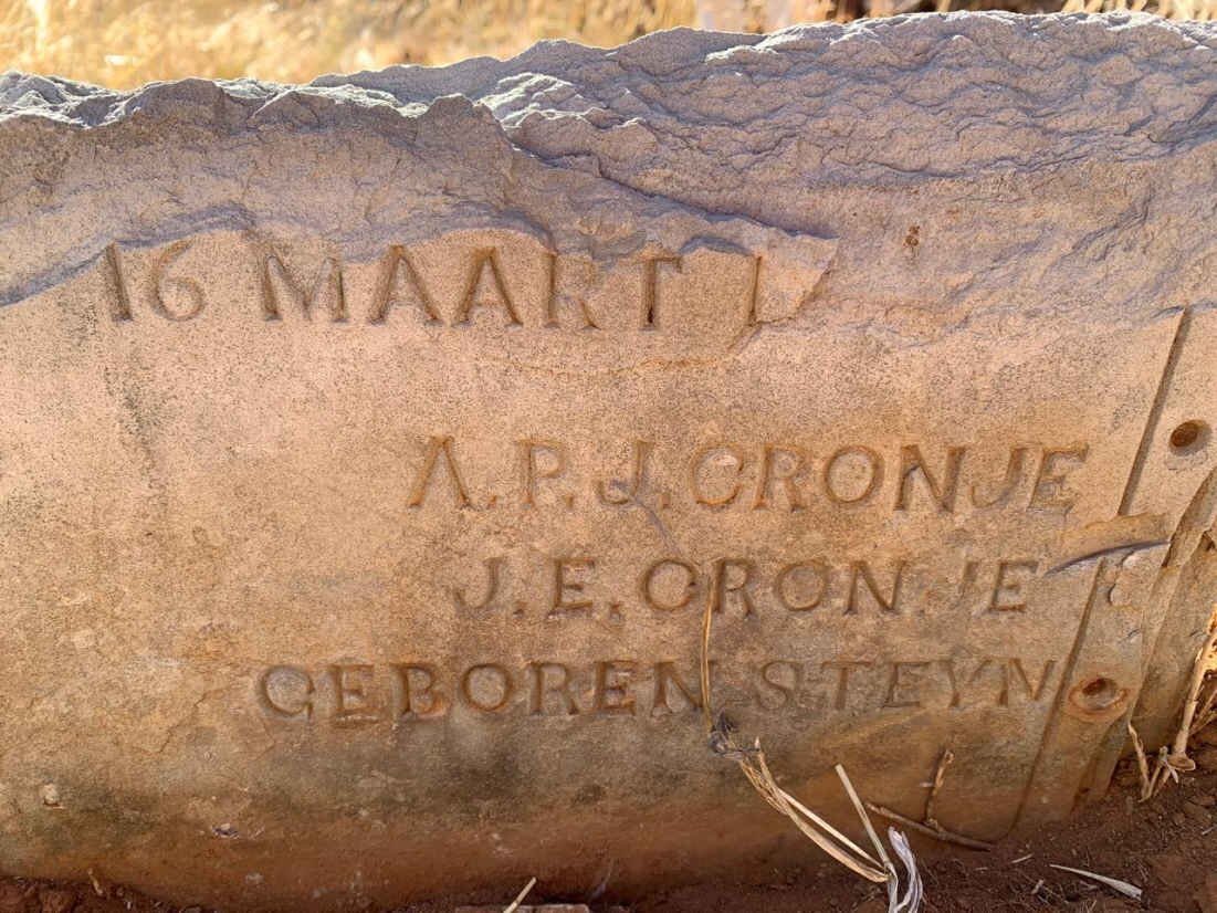 CRONJE Johanna Eliezabeth 1874-?