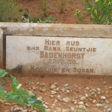 North West, KLERKSDORP district, Rietfontein 304, Parradors farm cemetery