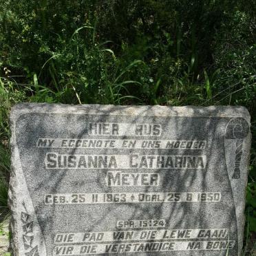 MEYER Susanna Catharina 1863-1950