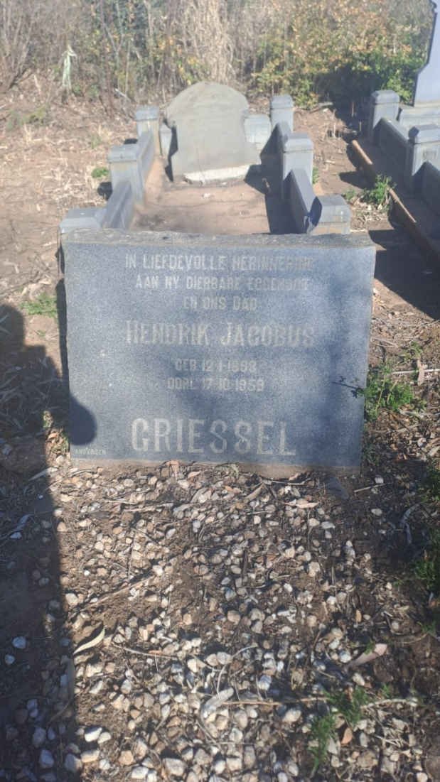 GRIESSEL Hendrik Jacobus 189?-19?9