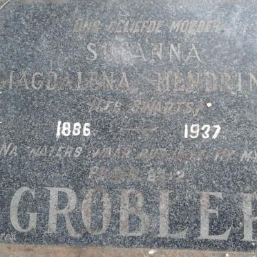 GROBLER Susanna Magdalena Hendrina nee SWARTS 1886-1937