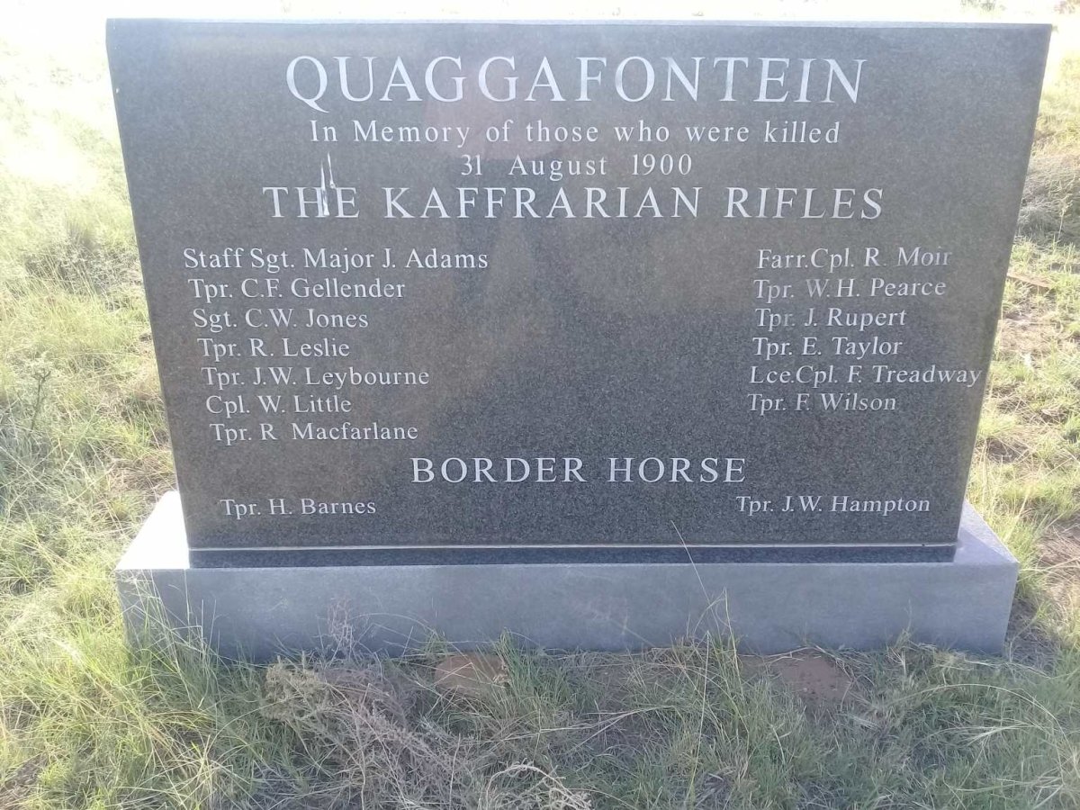 Memorial_ 1 - Kaffrarian Rifles and Border Horse