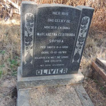 OLIVIER Margaretha Gertruida Sophia 1896-1979