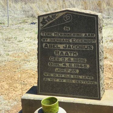 RAATH Abel Jacobus 1896-1949