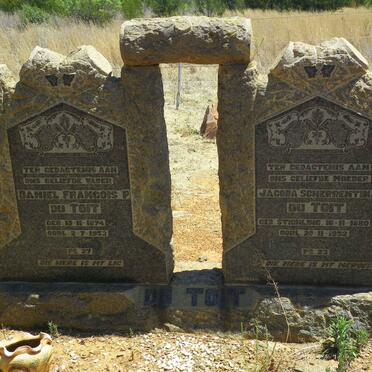 TOIT Daniel Francois P., du 1874-1953 &amp; Jacoba Scherrentina STIGHLING 1880-1952