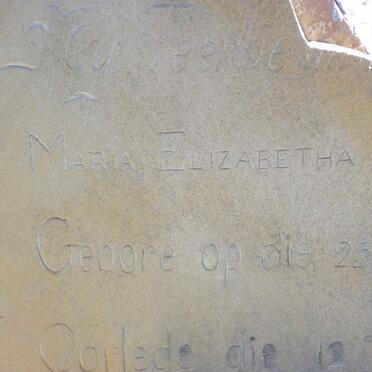 MALAN Maria Elizabeth nee DU PLESSIS 1863-1928