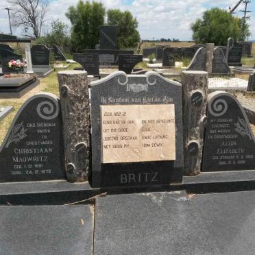 BRITZ Christiaan Mauwritz 1891-1976 &amp; Alida Elizabeth STRAUSS 1900-1988