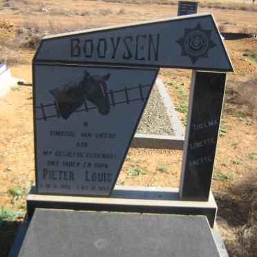 BOOYSEN Pieter Louis 1932-1963