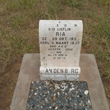 BERG Ria, van den 1934-1937