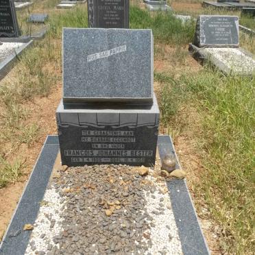 BESTER Francois Johannes 1905-1959
