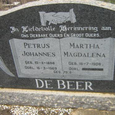 BEER Petrus Johannes, de 1898-1969 &amp; Martha Magdalena 1906-