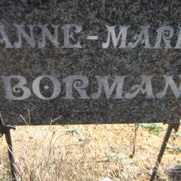 BORMAN Anne-Marie