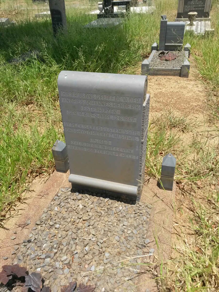 ESTERHUIZEN Andries Johannes Henderik 1862-1947