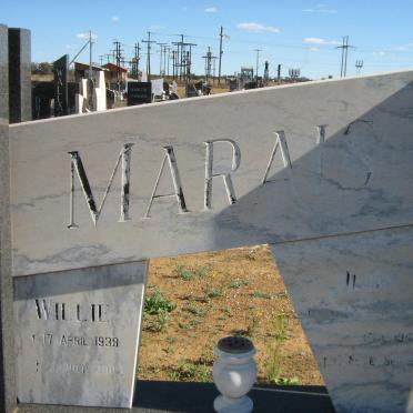 MARAIS Willie 1938-2004 &amp; Judy VAN DEN BERG 1940-1989