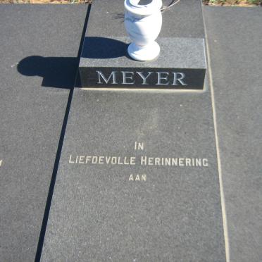 MEYER Cobus 1924-1995 &amp; Sarie 1929-