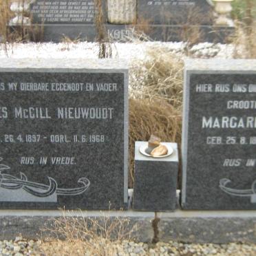 NIEUWOUDT James McGill 1897-1968 &amp; Alice Margaret 1893-1986