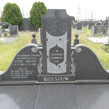 ROSSOUW Gert Adolf 1915-1982