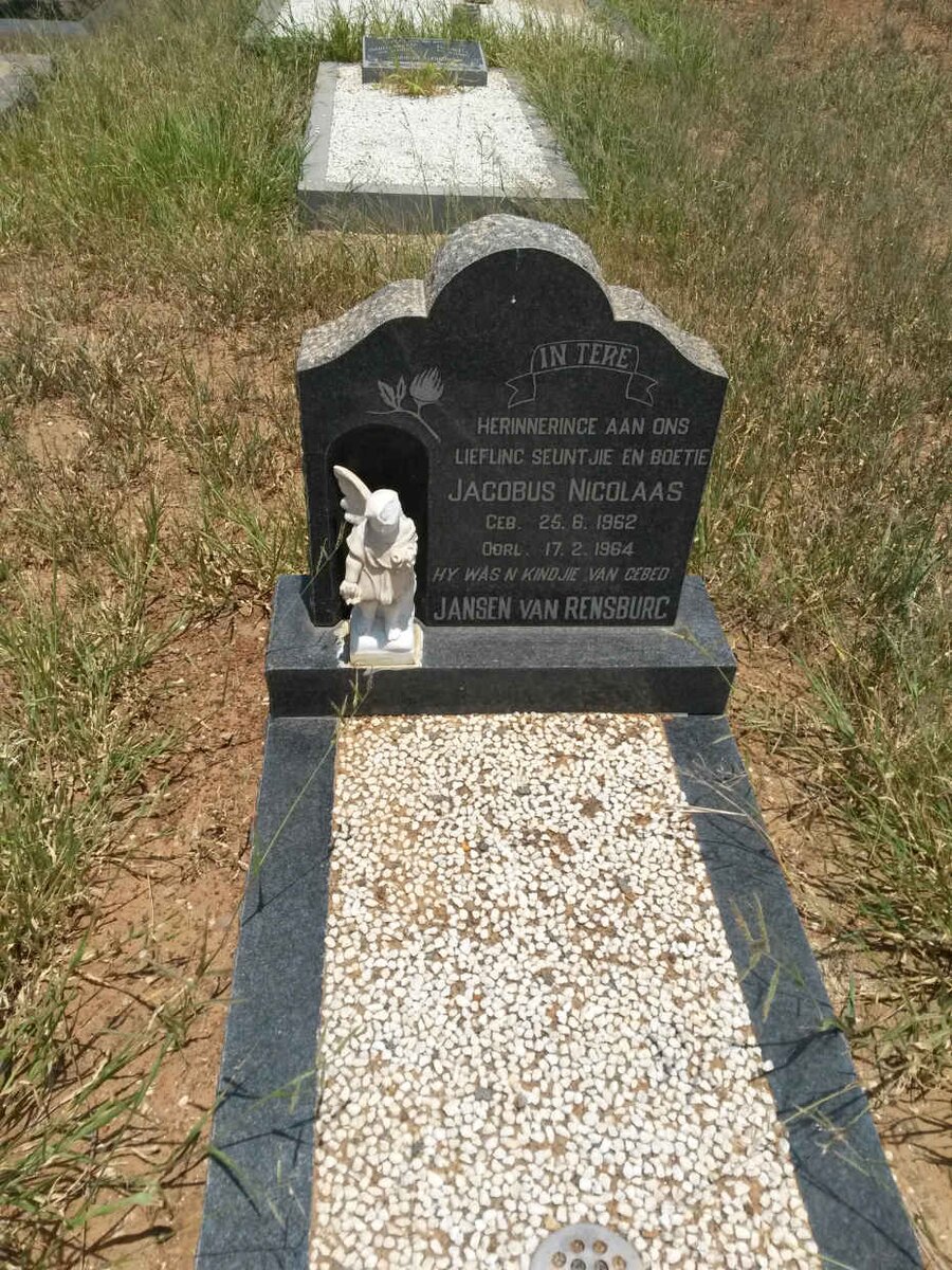 RENSBURG Jacobus Nicolaas, Jansen van 1962-1964
