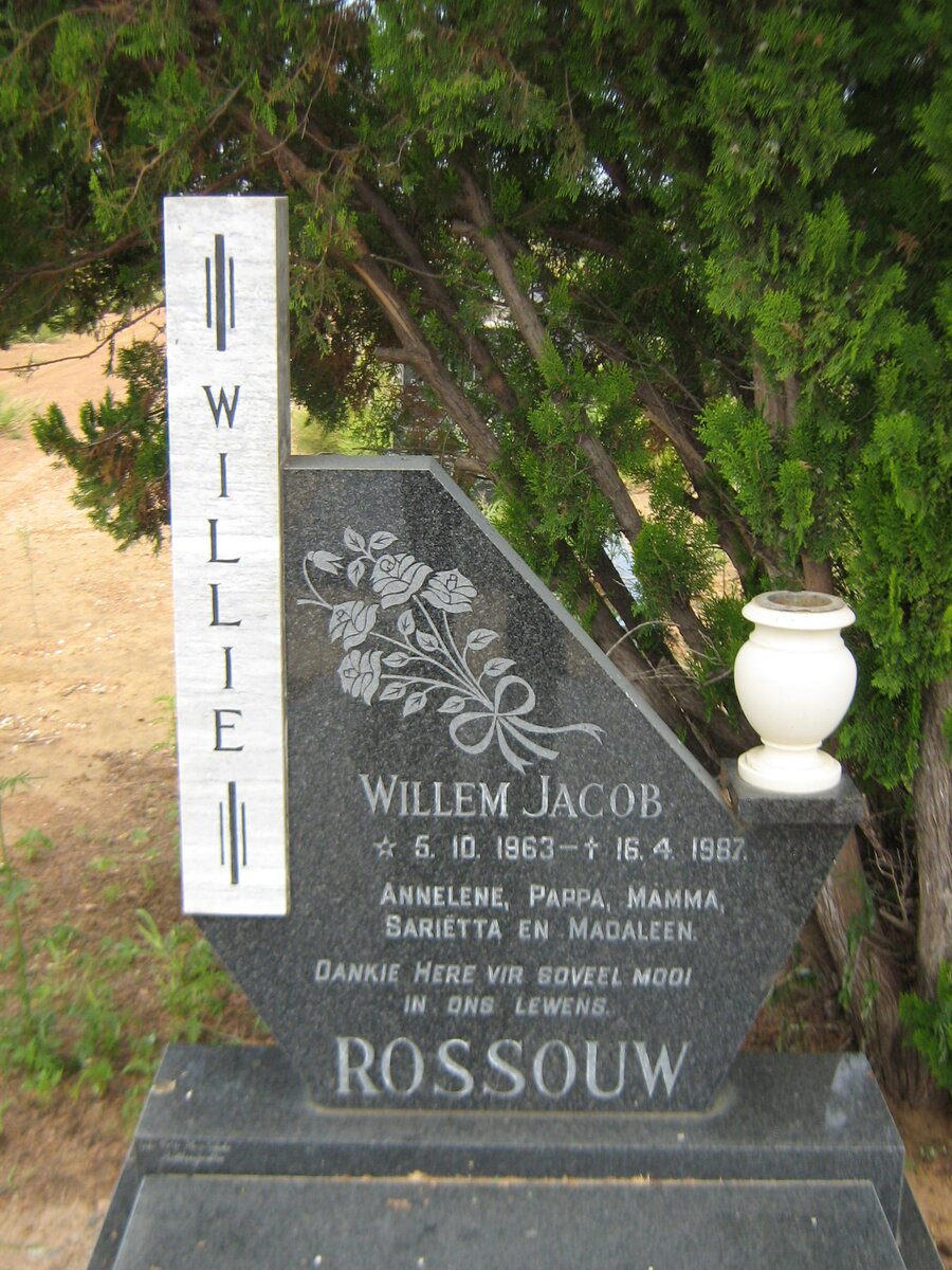 ROSSOUW Willem Jacob 1963-1987