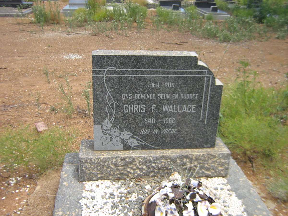 WALLACE Chris F. 1940-1962