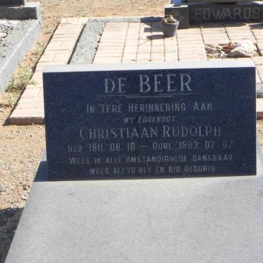 BEER Christiaan Rudolph, de 1911-1993