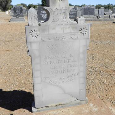 BOTHA Johanna Cecilia nee NORTJE 1859-1937