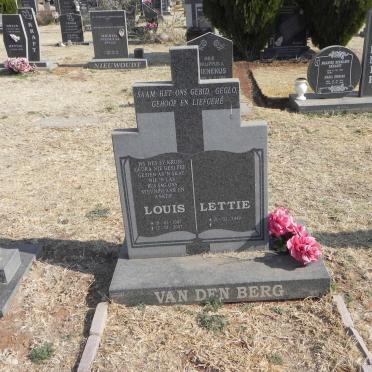 BERG Louis, van den 1947-2007 &amp; Lettie 1949-