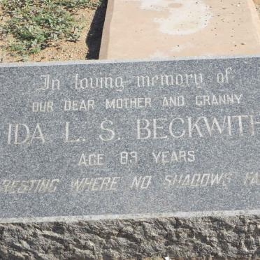 BECKWITH Ida L.S.