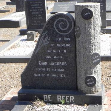 BEER Dirk Jacobus, de 1933-1974