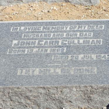 CULLINAN John Carr 1868-1943