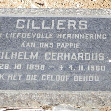 CILLIERS Wilhelm Gerhardus 1898-1960 &amp; Martha J. MALAN 1901-1985