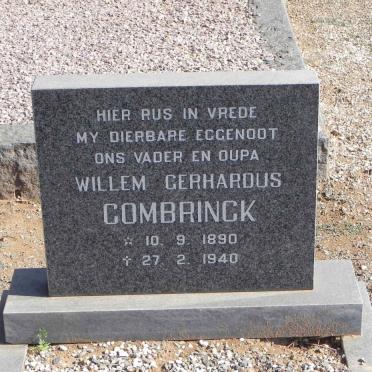 COMBRINCK Willem Gerhardus 1890-1940