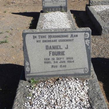 FOURIE Daniel J. 1888-1964