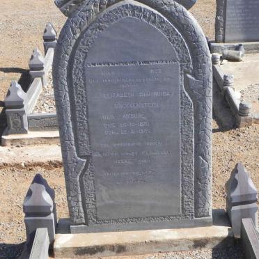 GREYVENSTEYN Elizabeth Gertruida nee MYBURG 1870-1940