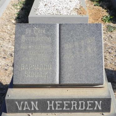 HEERDEN Barnardo Schalk, van 1937-1976