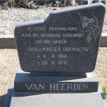 HEERDEN Johannes Lodiwicus, van 1914-1971