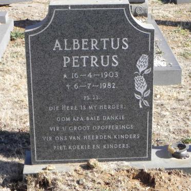 ? Albertus Petrus 1903-1982