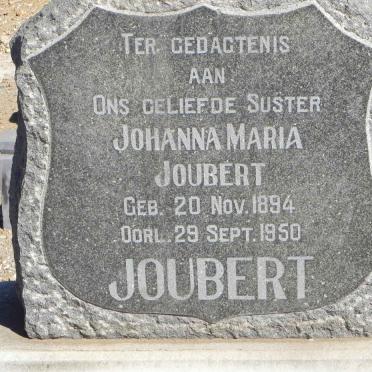 JOUBERT Johanna Maria 1894-1950
