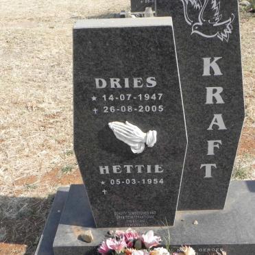 KRAFT Dries 1947-2005 &amp; Hettie 1954-