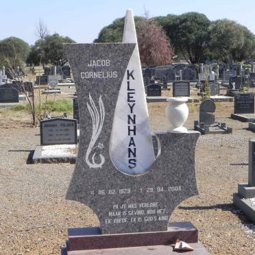 KLEYNHANS Jacob Cornelius 1929-2004