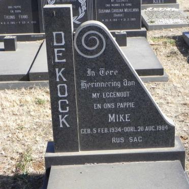 KOCK Mike, de 1934-1984