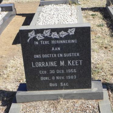 KEET Lorraine M. 1955-1983