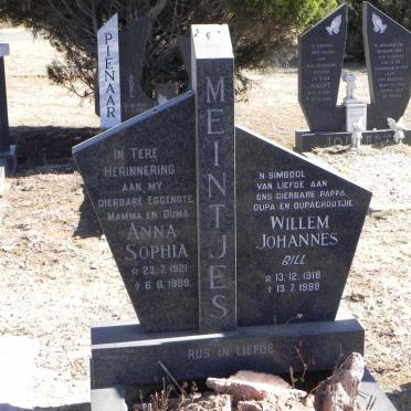 MEINTJES Willem Johannes 1918-1998 &amp; Anna Sophia 1921-1989