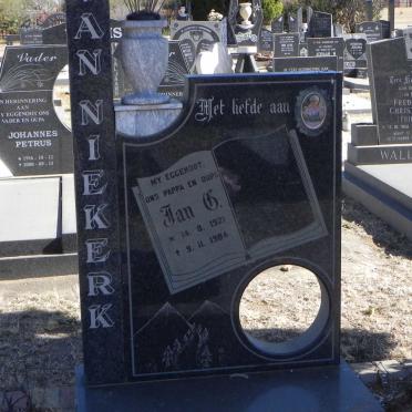 NIEKERK Jan R., van 1921-1984