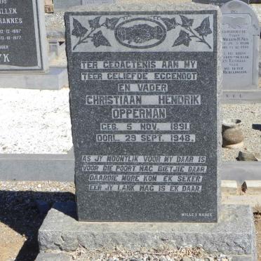 OPPERMAN Christiaan Hendrik 1891-1948