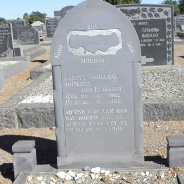 PREEZ Aletta Johanna, du nee BLIGNAUT 1882-1953