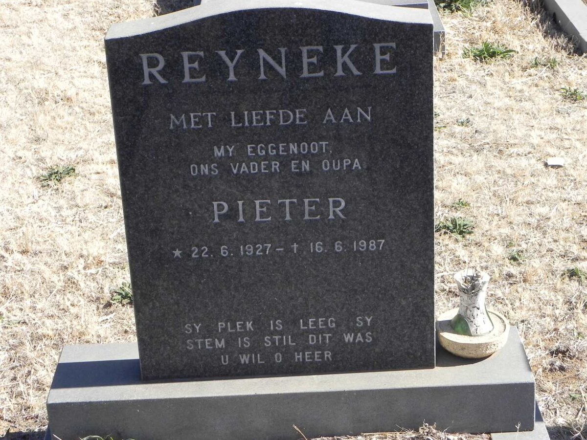 REYNEKE Pieter 1927-1987