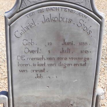 STOLS Gabriel Jakobus 1855-1915